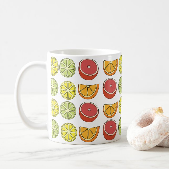 Mug Fruit Citron  (Avec donut)