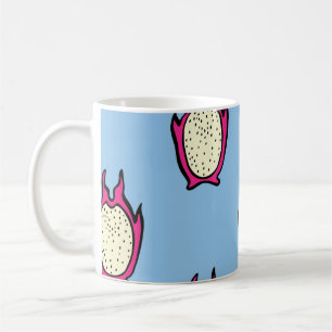 Mug Fruit Dragon : Dessin Vintage d'encre.