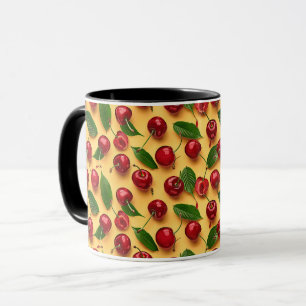 Mug Fruit Fille Joli Motif de cerise d'été