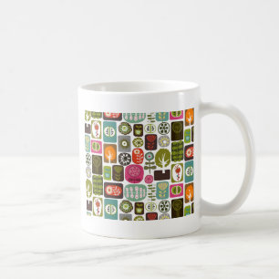 Mug Fruit Fleur Cool mignonne Girl Retro Floral