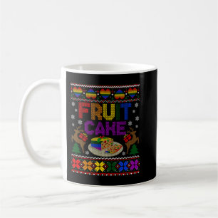Mug Fruit Gâteau drôle Gay moche de Noël LGBT S