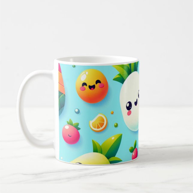Mug Fruit Kawaii 3D (Gauche)