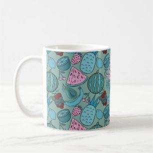 Mug Fruit motif transparent   motif de surface de frui