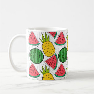 Mug Fruit motif transparent motif de surface de frui