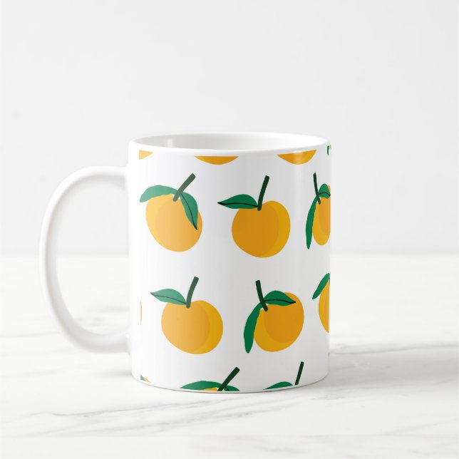 Mug fruit orange avec patte blanche arrière - plan san (Gauche)