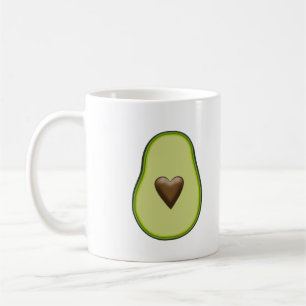 Mug Fruit personnalisé Avocat Sain pour le cœur