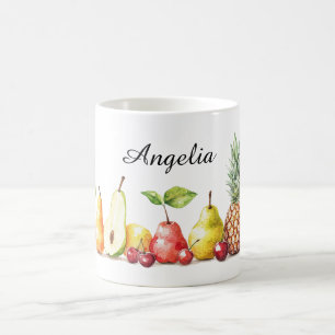 Mug Fruit Poires Cerises Ananas