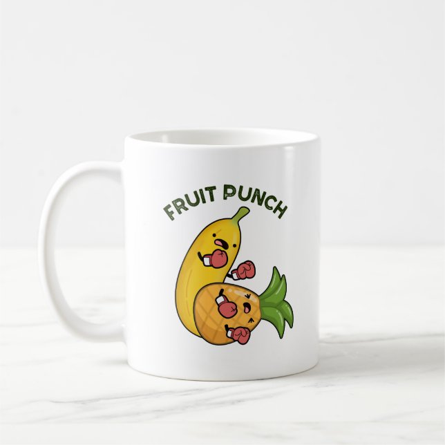 Mug Fruit Punch Drôle Boisson Pun (Gauche)
