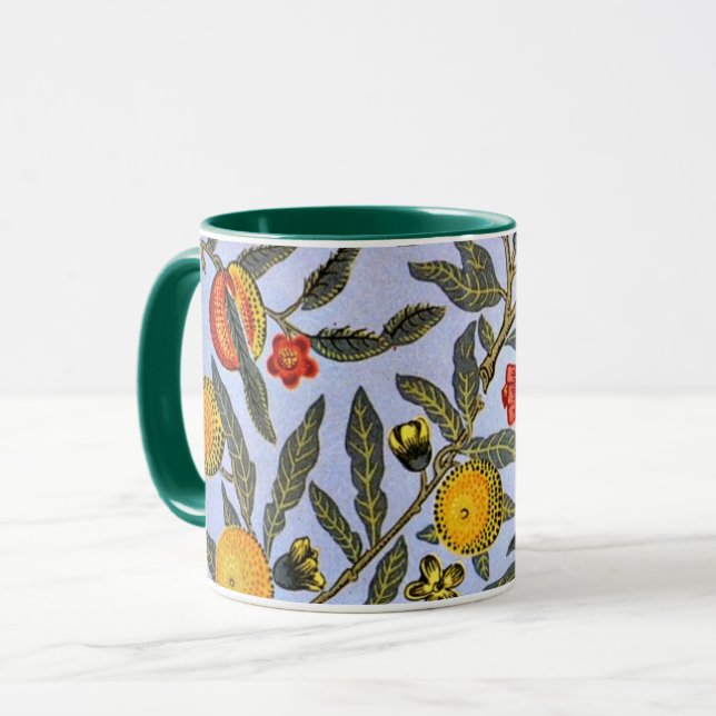 Mug Fruit, un motif William Morris, (Devant gauche)