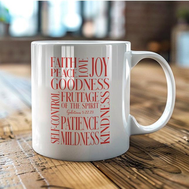 Mug Fruitage de l'Esprit Galates 5 (Créateur téléchargé)