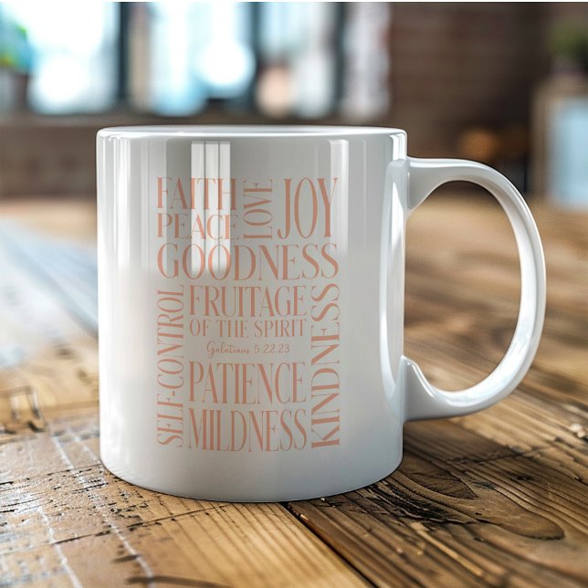 Mug Fruitage de l'Esprit Galates 5 (Créateur téléchargé)