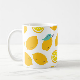 Mug Fruits citrons sans couture motif