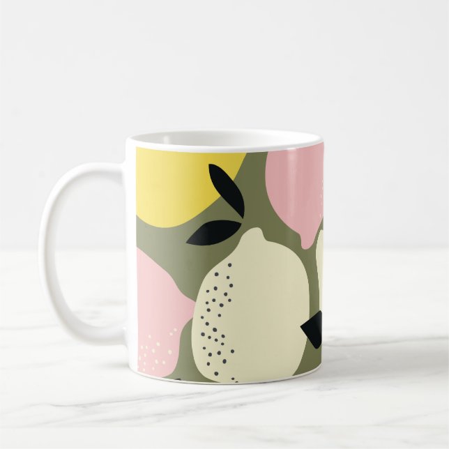 Mug Fruits d'agrumes Motif sans soudure (Gauche)
