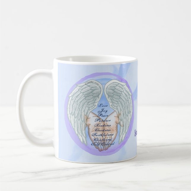 Mug fruits de l'esprit chrétiens (Gauche)
