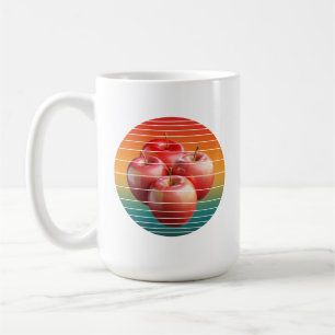Mug Fruits de pomme vintage nourriture saine