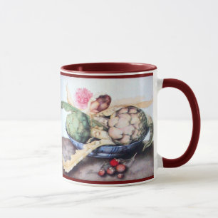 MUG FRUITS DE SAISON 4- ARTICHOKES, ROSE & FRAISES