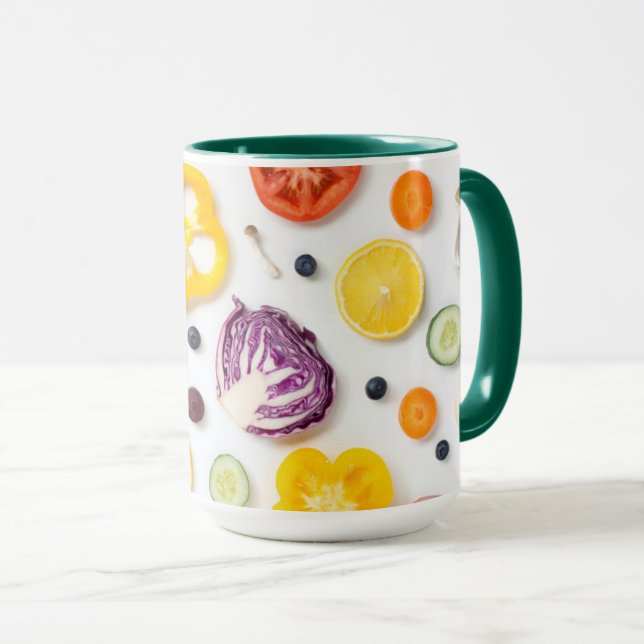 Mug Fruits et légumes (Devant droit)
