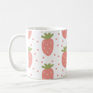 Mug Fruits fraises arrière - plan