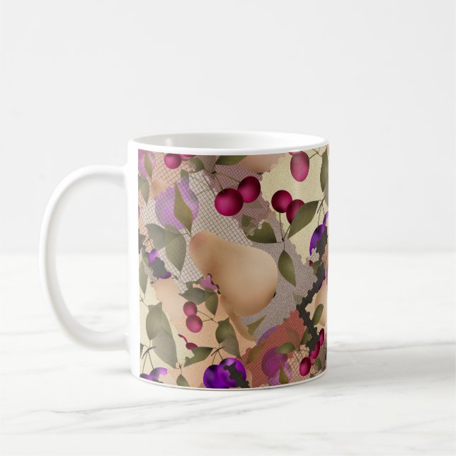 Mug Fruits, patchwork (Gauche)