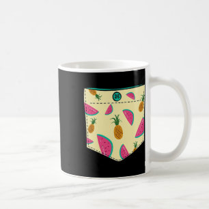Mug Fruits Tropicaux Dans Une Vacance Hawaïenne Kawaii
