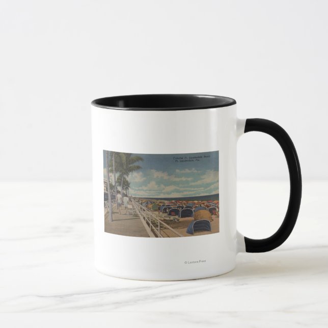 Mug Ft. Lauderdale, Floride - Vue de Ft. L. (Droite)