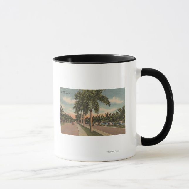 Mug Ft. Lauderdale, Floride - Vue de Las Olas (Droite)