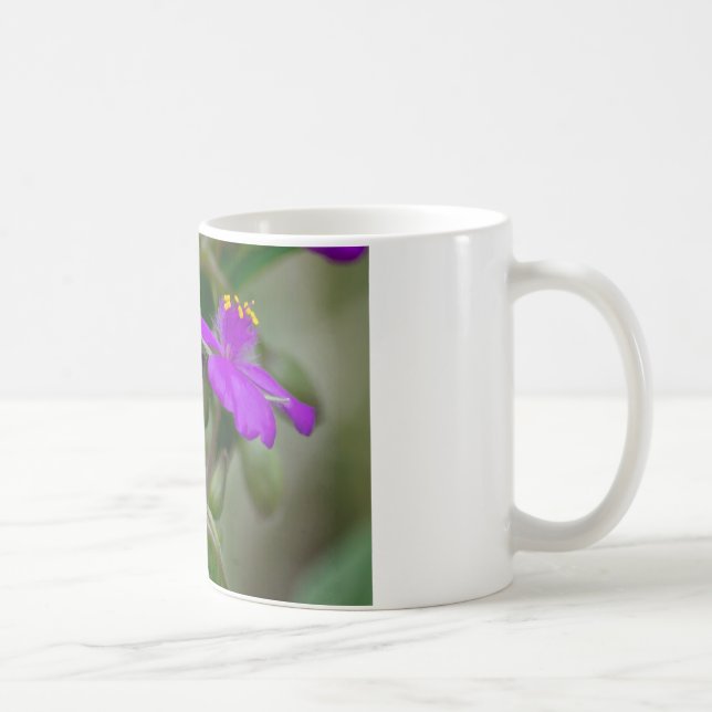 Mug Fuchsia Spiderwort Twins Fleur sauvage Cadeaux Vêt (Droite)