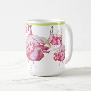 Mug Fuchsias exotiques sur une boue classique