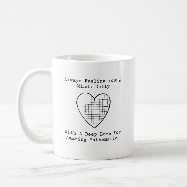 Mug Fueling Young Minds with Love for Amazing Maths (Gauche)