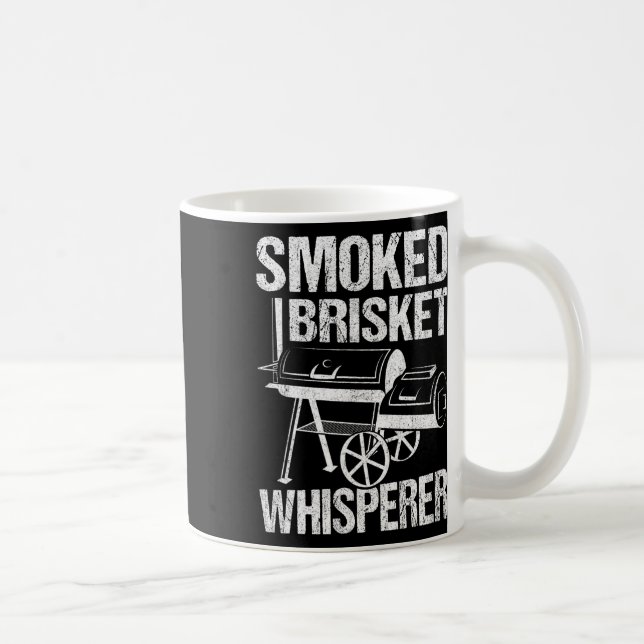 Mug Fumé Brisket Whisperer Fumer Viande Rbecue Vinta (Droite)