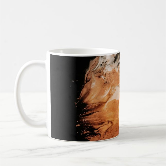 Mug Fumée orange et blanche (Gauche)