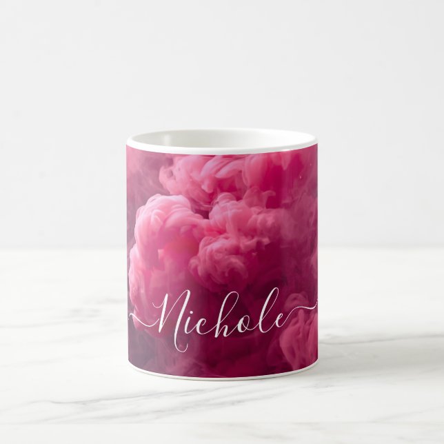 Mug Fumée Rose Personnalisée (Centre)