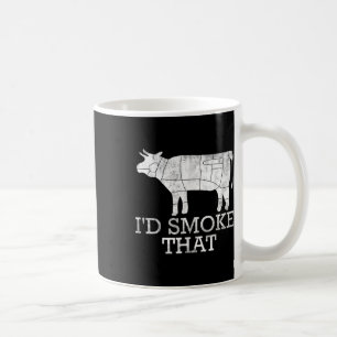 Mug Fumer De La Viande Grillée Vapeur À La Fumée Qui