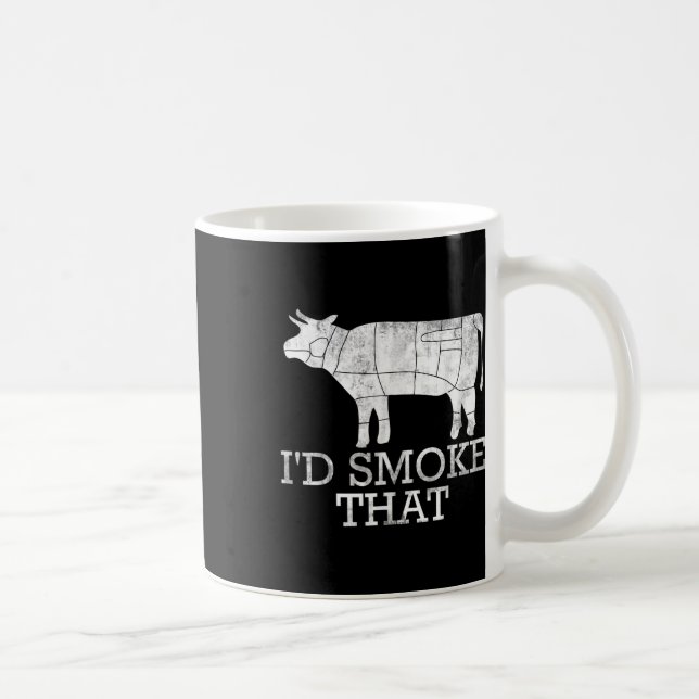 Mug Fumer De La Viande Grillée Vapeur À La Fumée Qui (Droite)