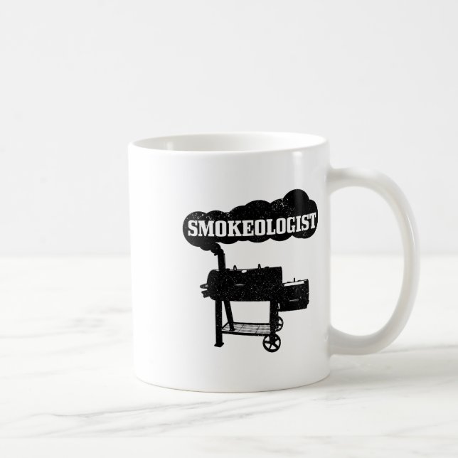 Mug Fumeur Bbq Grilling Chef Fumeur Funny Byrbec (Droite)