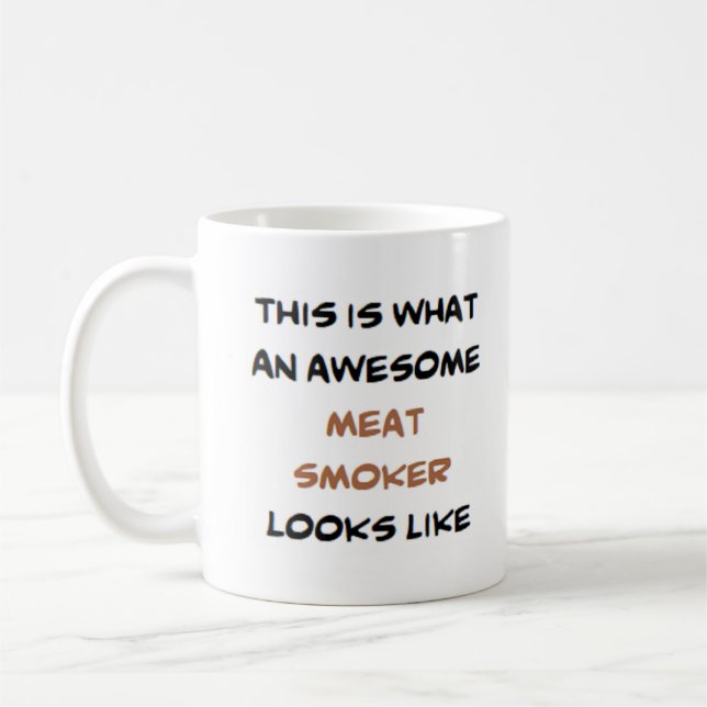 Mug fumeur de viande, génial (Gauche)