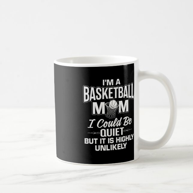 Mug Fun Basketball Maman Merch - Unique Cute Moms Desi (Droite)
