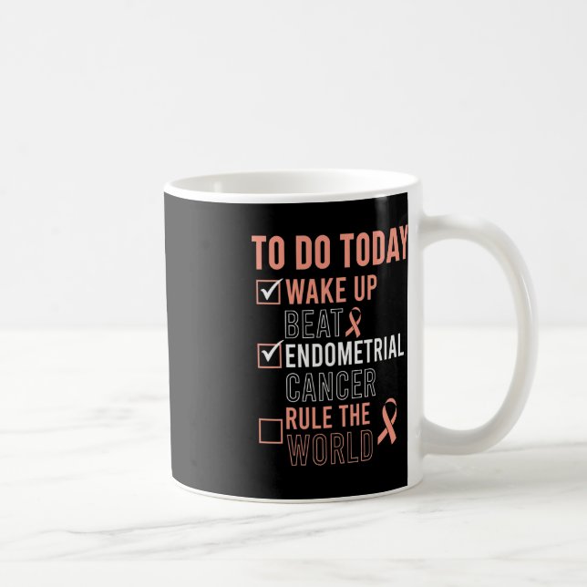 Mug Fun Beat Endometrial Cancer Rule the World - Survi (Droite)