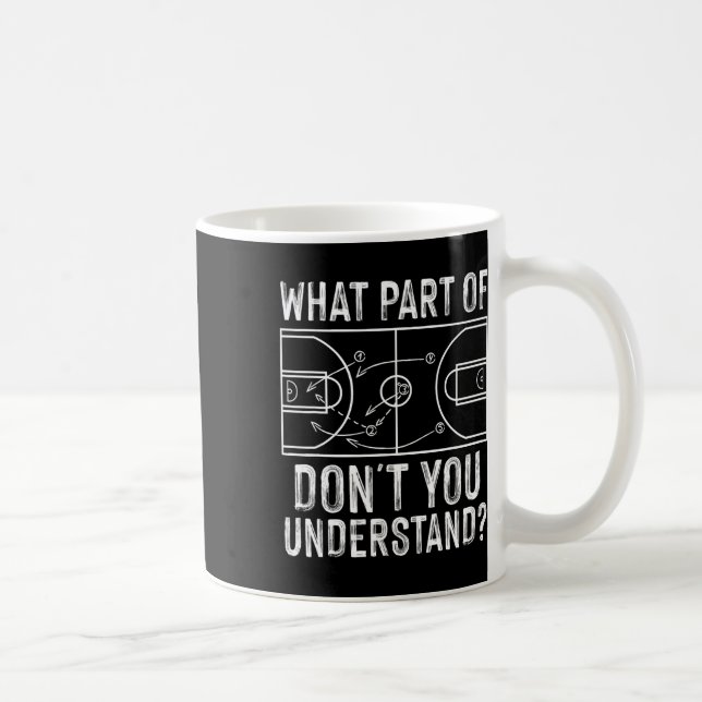 Mug Fun Bysketbyll Coach Design Hommes Femmes Byll Gam (Droite)