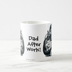 Mug Fun Chat Papa Scuba Diver Personnaliser