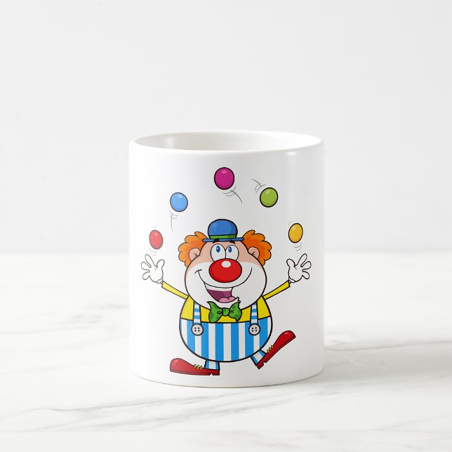 Mug Fun Circus Clown Jongler des balles (Créateur téléchargé)