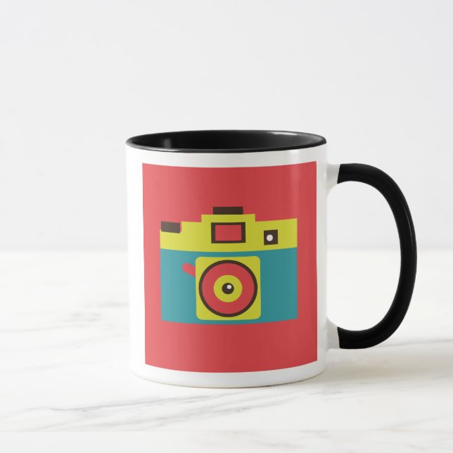 Mug Fun Colorful CMYK Lomo Photographe de caméra (Droite)