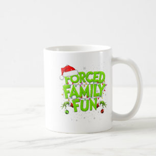 Mug Fun de Noël de famille forcée Chemises de Noël cor