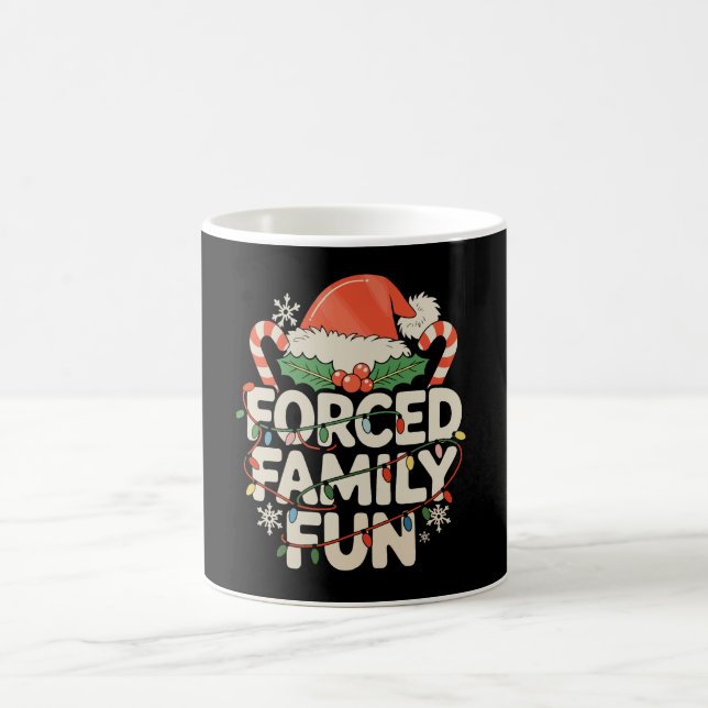 Mug Fun de Noël Fun de la famille forcée Noël Fête de  (Centre)