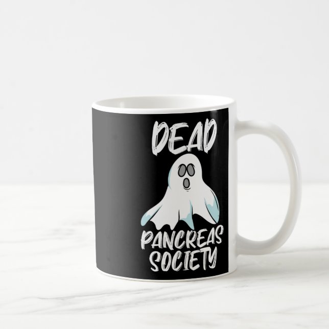 Mug Fun Dead Pancreas Society T1d T2d Design (Droite)