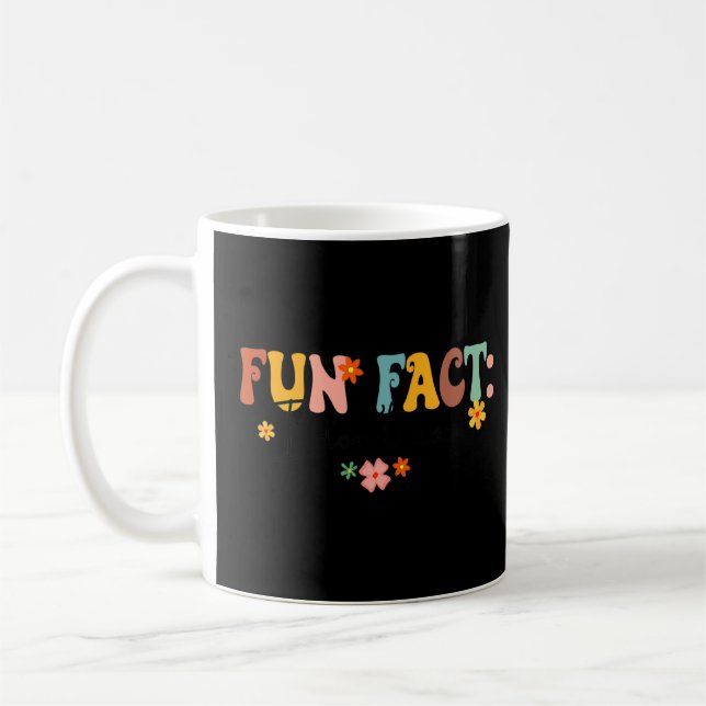 Mug Fun Fact Je ne m'intéresse pas Sarcasme Humour Sup (Gauche)