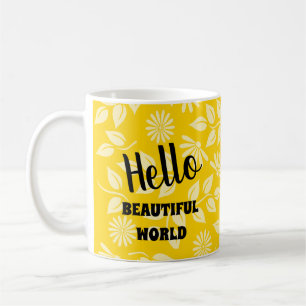 Mug Fun Feuille Daisers Motif Jaune clair Modèle