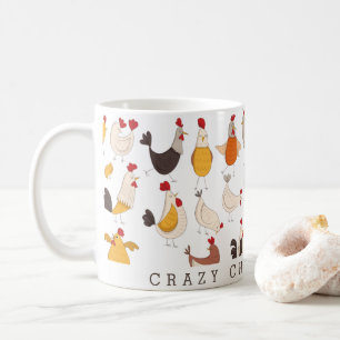 Mug Fun fou poule dame