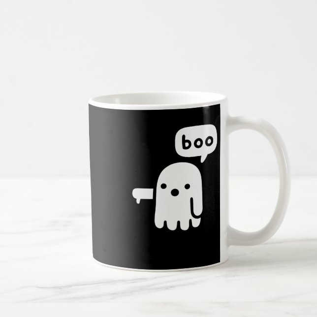 Mug Fun Fun Chunky Fantôme De Désapprobation Boo Hallo (Droite)