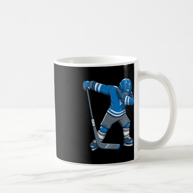 Mug Fun Garçon Kid Hockey sur glace Dab Appareils1 (Droite)